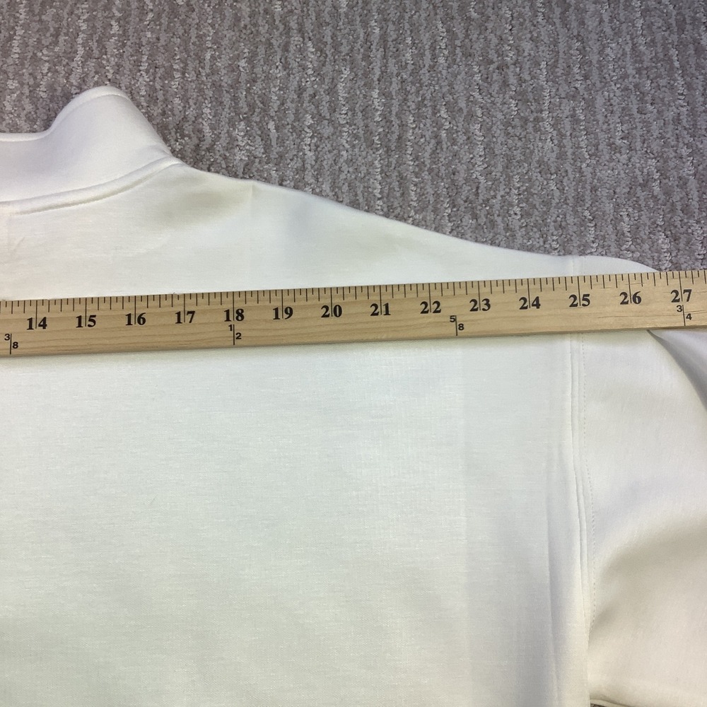Ocean Drive Womens Texas Graphic Quarter Zip Sweatshirt Ivory Size S NWT - Picture 12 of 13